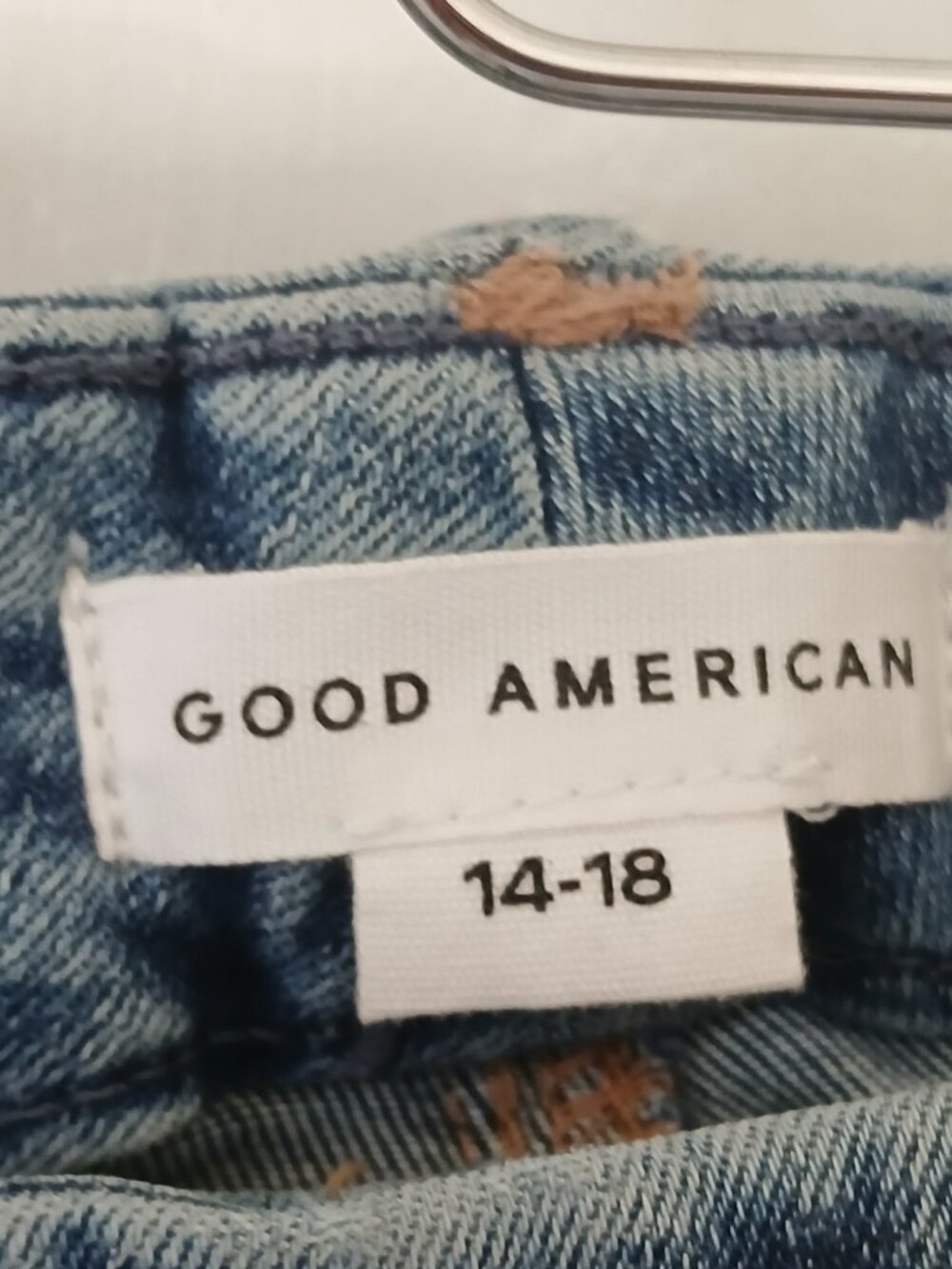 Good American Good Legs Straight Jeans Always Fits NWT size 14-18 button fly - Picture 8 of 9